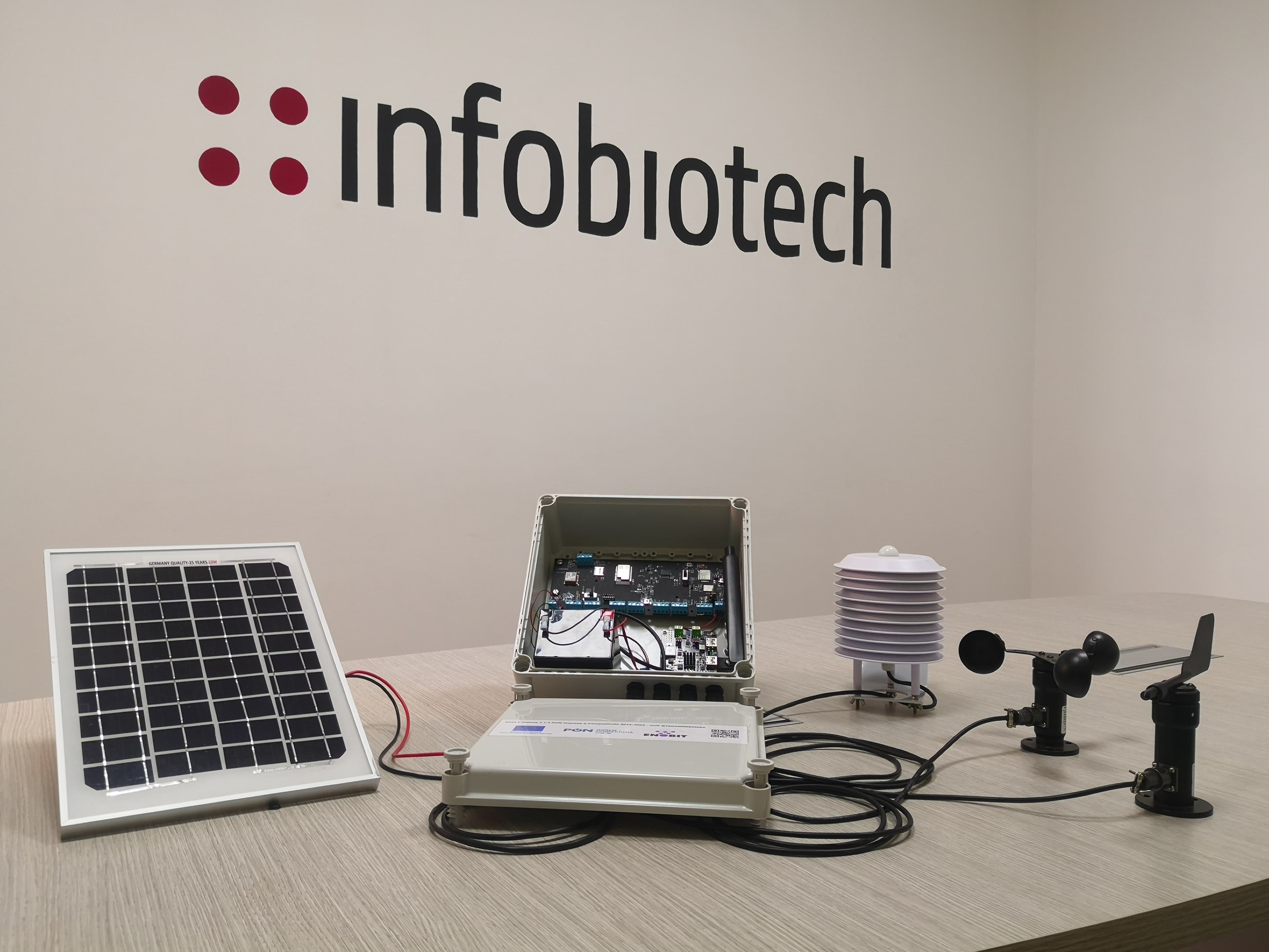 Elements of the IoT “outdoor” agro-meteorological station